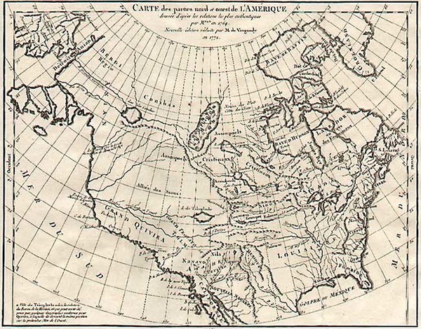 28-North America Map By Denis Diderot