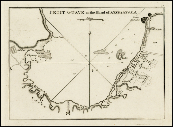 44-Hispaniola Map By Sayer & Bennett