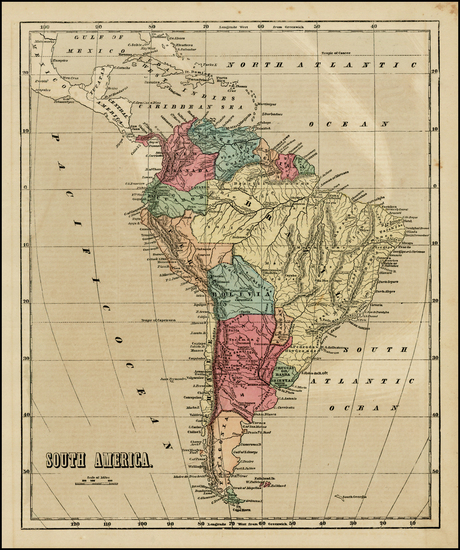 41-South America Map By Charles Morse