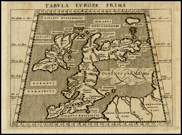 23-British Isles Map By Giovanni Antonio Magini