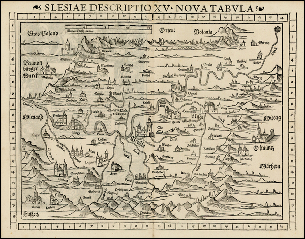 81-Poland Map By Sebastian Munster