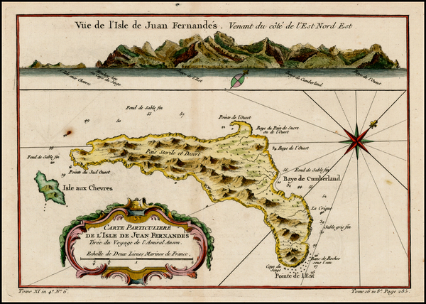 0-South America Map By Jacques Nicolas Bellin