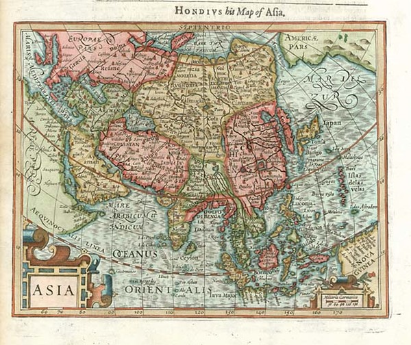 29-Asia, Asia, Australia & Oceania, Australia and Oceania Map By Jodocus Hondius / Samuel Purc