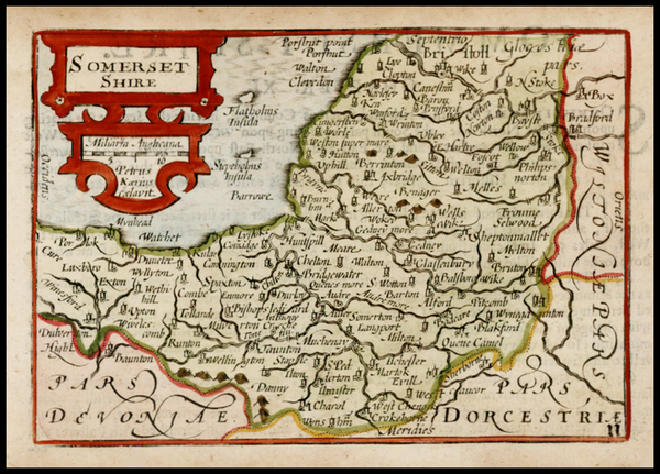 8-British Isles Map By John Speed