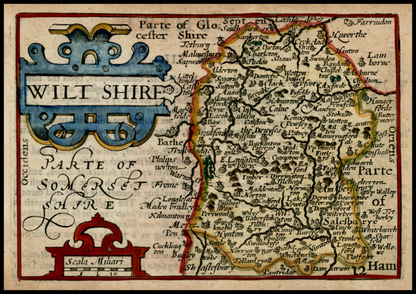 6-British Isles Map By John Speed