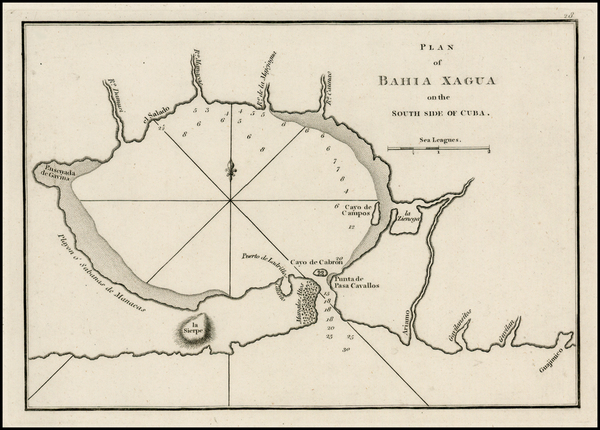 19-Cuba Map By Sayer & Bennett