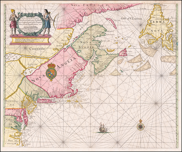 6-New England, Mid-Atlantic, Southeast and Canada Map By 