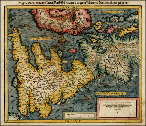 15-British Isles Map By Sebastian Munster