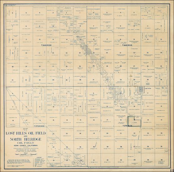 64-California Map By California Department of Natural Resources