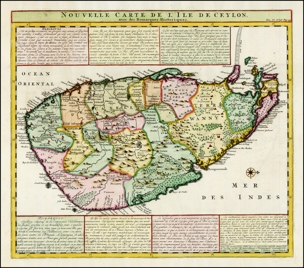 6-India and Other Islands Map By Henri Chatelain