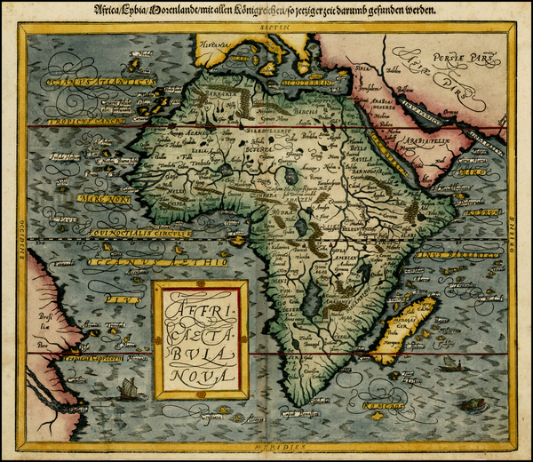 60-Africa and Africa Map By Sebastian Munster