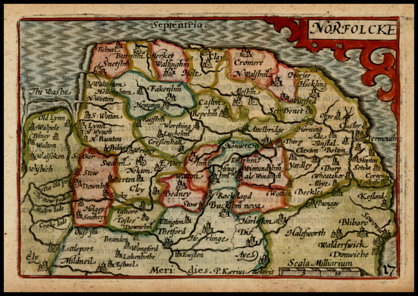 3-British Isles Map By John Speed