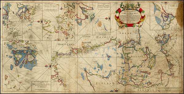 45-Baltic Countries and Scandinavia Map By Nils Stromcrona