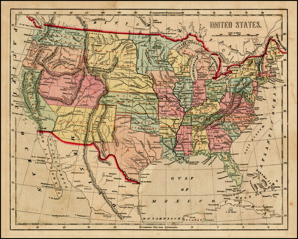 48-United States Map By Charles Morse