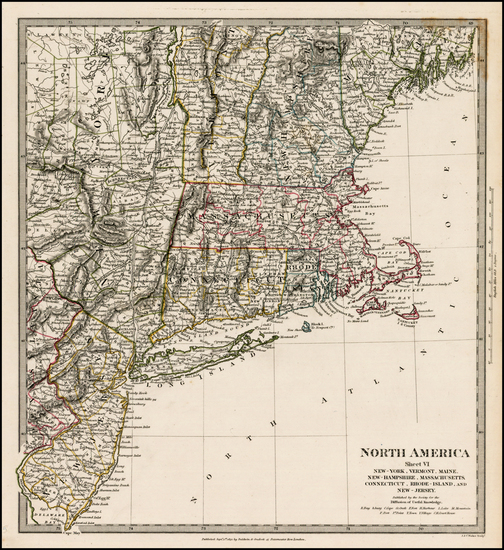 2-New England and Mid-Atlantic Map By SDUK