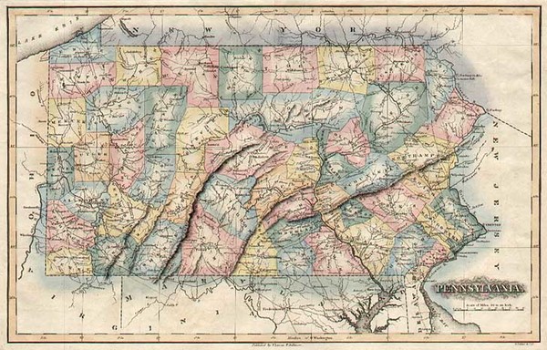 20-Mid-Atlantic Map By Fielding Lucas Jr.