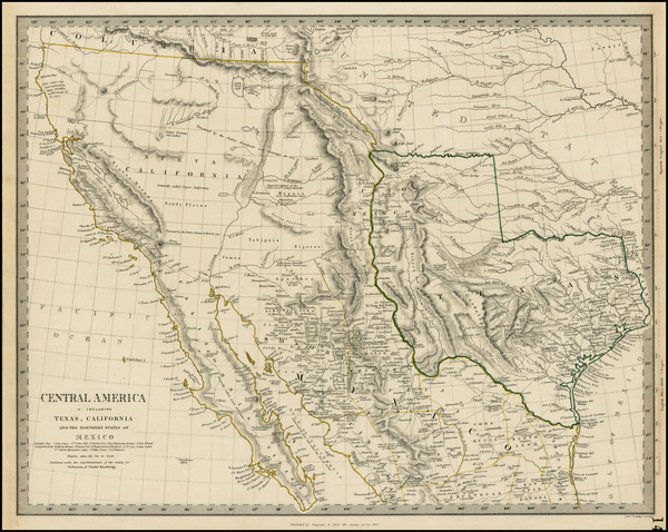 41-Texas, Southwest, Rocky Mountains and California Map By SDUK