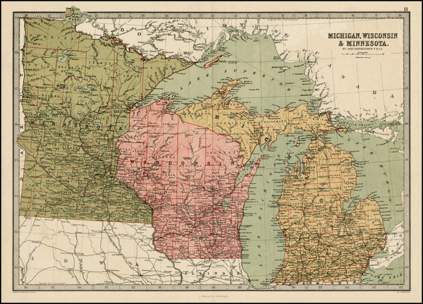 9-Midwest Map By T. Ellwood Zell