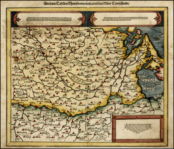 68-Netherlands and Germany Map By Sebastian Munster