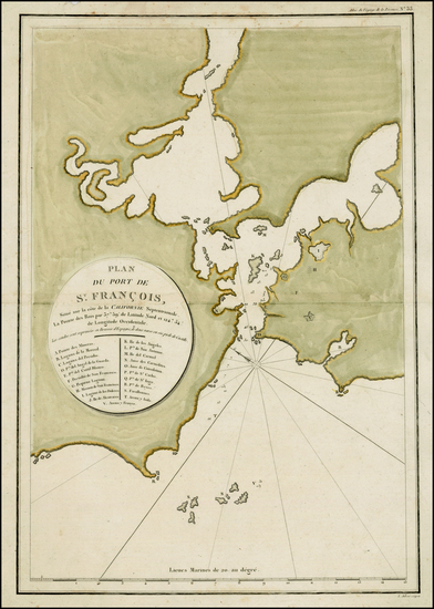 45-California Map By Jean Francois Galaup de La Perouse