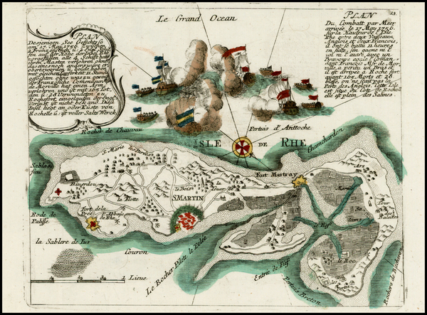 8-France Map By Christian Friedrich von der Heiden