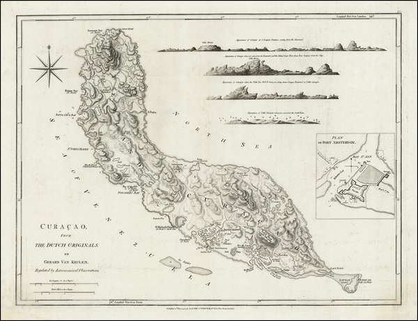 73-Caribbean Map By Richard Holmes Laurie  &  James Whittle