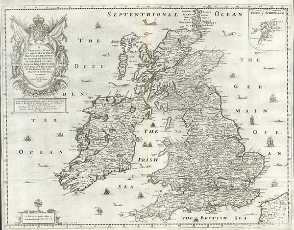 80-Europe and British Isles Map By Richard Blome