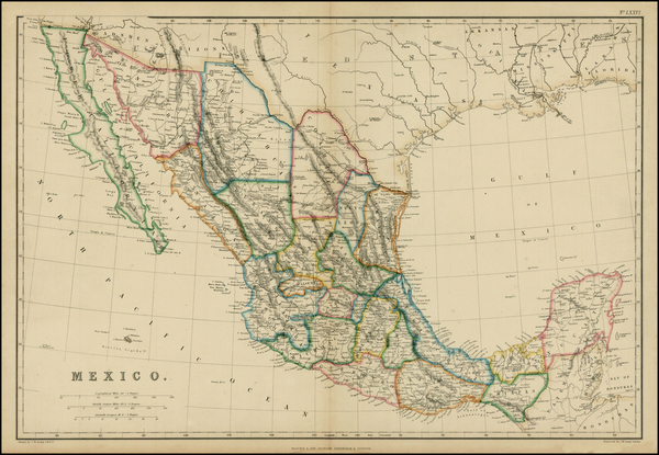 24-Southwest and Mexico Map By Blackie & Son