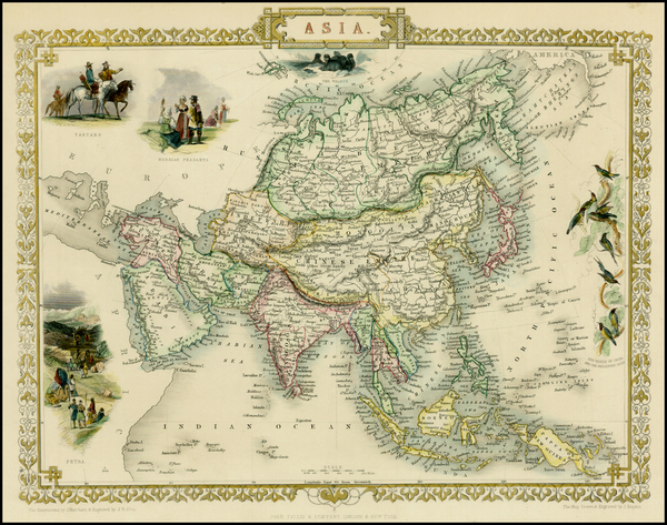 2-Asia and Asia Map By John Tallis