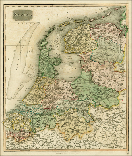 11-Netherlands Map By John Thomson