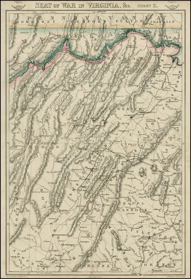 73-Southeast Map By Edward Weller / Weekly Dispatch