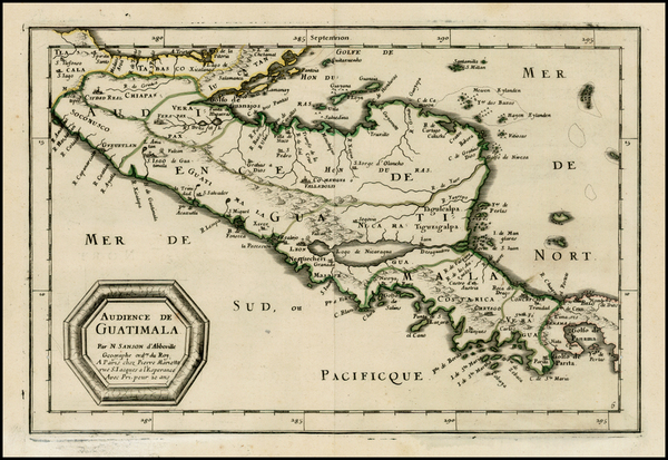 11-Caribbean, Central America and South America Map By Nicolas Sanson