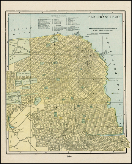 88-California Map By George F. Cram