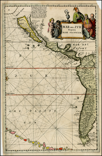 77-Pacific and California Map By Jan Jansson