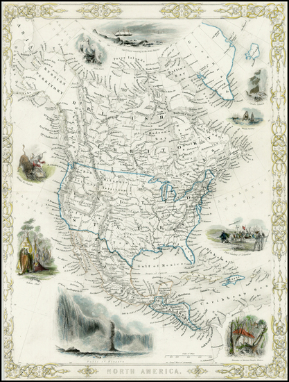 22-North America Map By John Rapkin