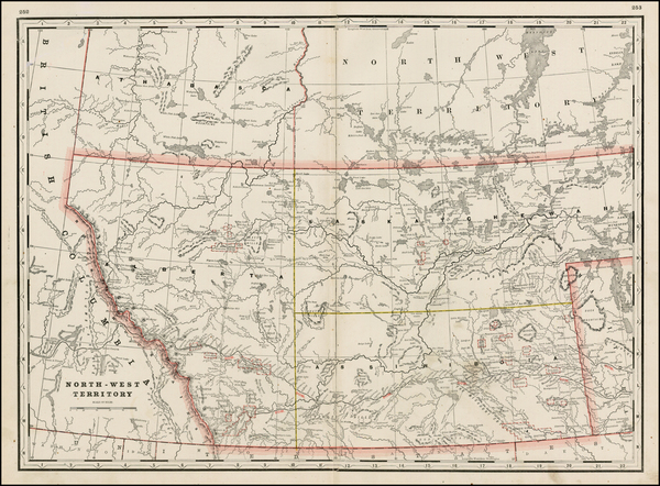 0-Canada Map By George F. Cram