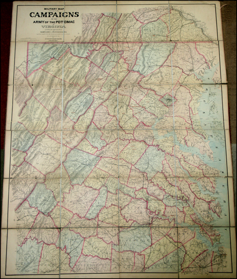 99-Southeast Map By Gustavus R. Bechler