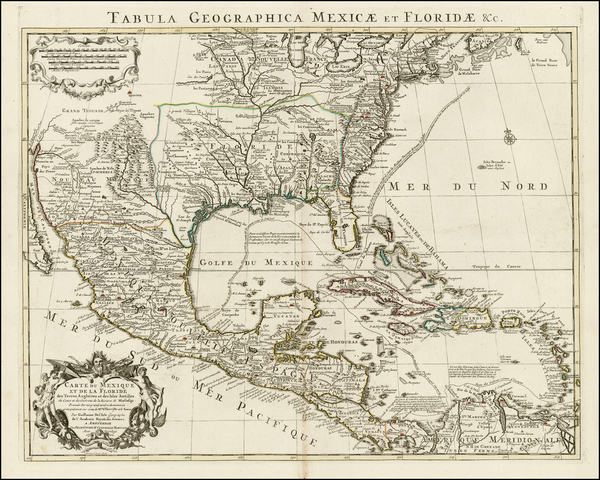 41-Southeast, Texas, Midwest, Southwest and Rocky Mountains Map By Johannes Covens  &  Corneli