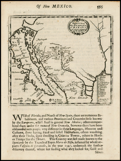 36-Texas, Southwest, Mexico and California Map By Robert Morden