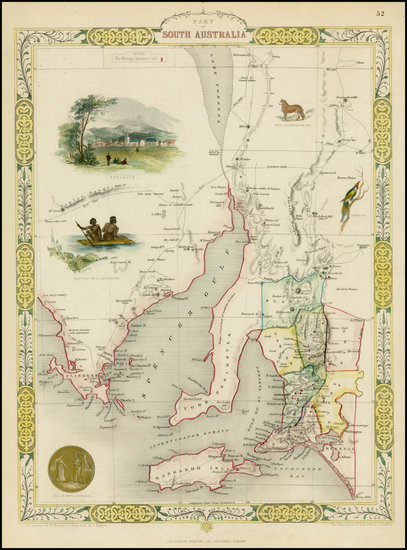 4-Australia Map By John Tallis