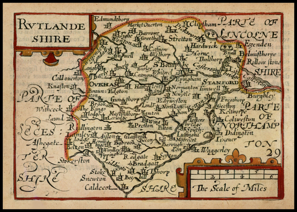 75-British Isles Map By John Speed