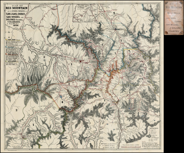 52-Southwest and Rocky Mountains Map By Emil B. Fischer