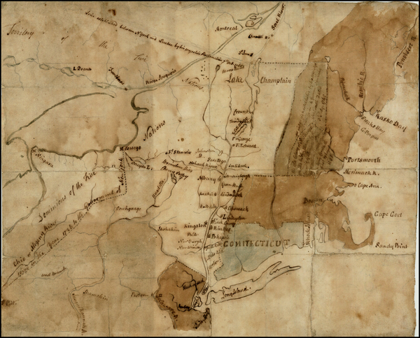 54-New England and Mid-Atlantic Map By Anonymous