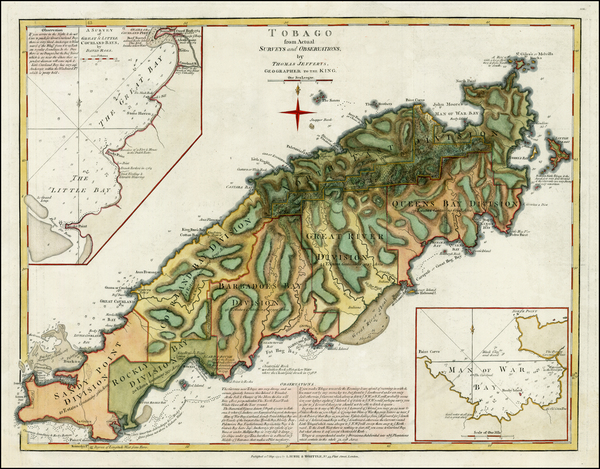 86-Caribbean and Other Islands Map By Laurie & Whittle