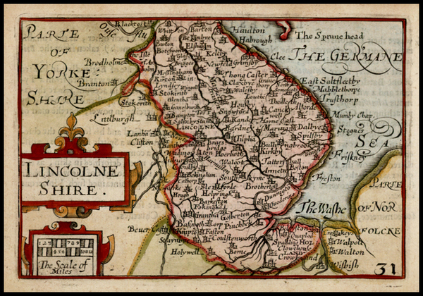67-British Isles Map By John Speed