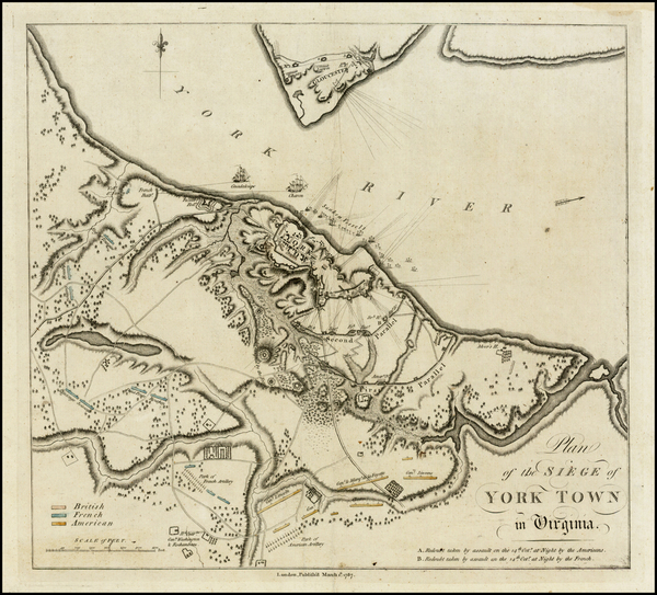 77-Mid-Atlantic and Southeast Map By Banastre Tarleton