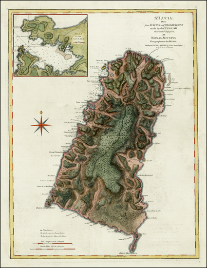 47-Caribbean and Other Islands Map By Laurie & Whittle