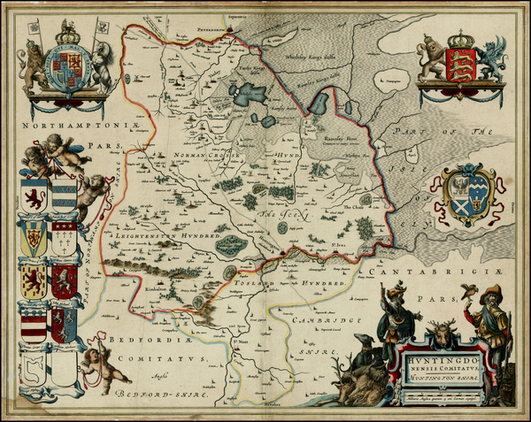 29-British Isles Map By Johannes Blaeu