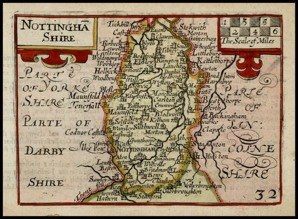 72-British Counties Map By John Speed