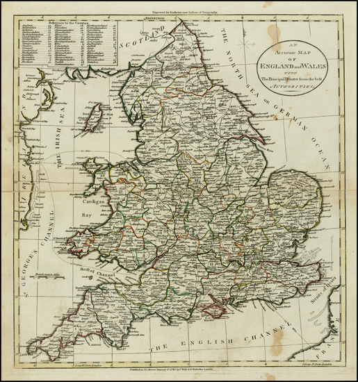 67-British Isles Map By William Guthrie